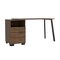 Homeroots 56" Brown and Black Computer Desk 403818 - alternate 6