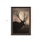 Homeroots Elk Sunrise Black Framed Print Wall Art 530014 - alternate 4