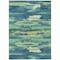 Homeroots 3' X 5' Emerald And Lime Green Abstract Washable Indoor Outdoor Area Rug 612497 - alternate 9