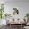 Trademark Fine Art Outdoor Canvas Art Bilge Paksoylu  'Abstract Circles With Gold 3' Wall Art for  Patios, or Gardens 1X28741-OC2432WR - alternate 6
