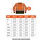 Ergodyne Hi-Vis Shirt, 3XL, Orange, Long Sleeve 22227 - alternate 6