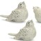 Homeroots Set of Four Ivory Ceramic Bird Figurines, 4PK 518046 - alternate 5