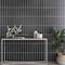 Apollo Tile Black 3 in x 12 in Glass Matte Wall Subway 5 sqft/case, 20PK APLA88091M 3X12A - alternate 8