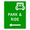 Sign Solutions Usa Parking Sign, 30 in W, Aluminum Sign, White DUS10DWT3036D4-2L - alternate 1