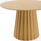 Homeroots 46" Brown Solid Wood Pedestal Base Round Top Dining Table 721020 - alternate 5