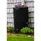 Good Ideas Impressions Palm 65 Gallon Rain Saver - Black IMP-L65-BLK - alternate 10