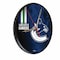 Holland Bar Stool Co Vancouver Canucks 13" Solid Wood Clock WClkPBlk03VanCan - alternate 1