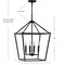 Jonathan Y Pagoda 16" 4-Light Classic Traditional Metal Cage Lantern LED Pendant, Oil Rubbed Bronze JYL7437A - alternate 17