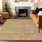 Homeroots 9' X 12' Linen And Wheat Aztec Washable Indoor Outdoor Area Rug 615552 - alternate 9