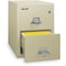 Fireking 15-1/4" W 2 Drawer Fire-Resistant Vertical File Cabinet, Parchment, Legal 2-2125-CPA - alternate 1