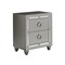 Homeroots 28" Solid and Manufactured Wood And Mirrored Glass Nightstand 383983 - alternate 6