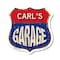 Signmission Carl's Garage, 6 Inch X 6 Inch, Plastic Sign SHI-P-6-383-CARL - alternate 1