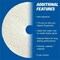 Genuine Joe Polishing Floor Pad - 20 Diameter - 1 Thickness - White, 5PK GJO90520 - alternate 2