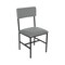 Bfm Seating Meghan Side Chair, Grade 4 Upholstered Seat & Back - Steel Frame - Sand Black Finish JS33CM2134-2134SB - alternate 1