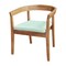 Panama Jack Outdoor Panama Jack Bali Teak Dining Arm Chairs with Cushions Set of 2 PJO-3601-NAT-AC-CUSH-SET2 - alternate 2
