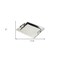 Homeroots 18in Silver Stainless Steel Serving Tray 388899 - alternate 5