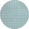Homeroots 8' Teal Blue And Gray Round Geometric Washable Indoor Outdoor Area Rug 595603 - alternate 8