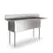 Koolmore 75 in. Three Compartment Commercial Sink Bowl Size 18x18x14 Stainless-Steel with Right Drainboard KM-SC181814-18R3 - alternate 7