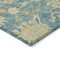 Homeroots 8' Teal Blue Ivory And Green Round Floral Washable Indoor Outdoor Area Rug 605225 - alternate 8