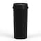 Regal Altair 22 Gallon Round Plastic Black Wastebasket with Swing-Top Lid, Heavy-Duty HDPE ZR-TC-500-22RND-BK+LD-500 - alternate 1