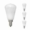 Bulbrite LED Filament, 4 Watt Dimmable ST15 Light Bulb, Milky Glass Finish, E12 Base, 3000K, 400 Lumens, 4PK 862052 - alternate 1