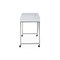 Homeroots 43" White and Silver Writing Desk With Two Drawers 543792 - alternate 8