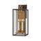 Troy Lighting Arnold 2 Light Exterior Wall Sconce, Patina Brass and Textured Bronze, 10 In x 24.25 In B6524-PBR/TBZ - alternate 1