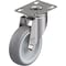 Zoro Select Swivel Plate Caster, Therm Rubber, 4 in., 242 lb. LKPXA-TPA 101G - alternate 1