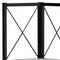 Homeroots 59" White Metal and Wood Four Tier Corner Bookcase 489793 - alternate 4