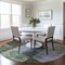 Homeroots 8' Olive Green Charcoal And Purple Round Geometric Washable Indoor Outdoor Area Rug 604338 - alternate 8