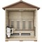Saunaspa 3-4 Person Outdoor Red Cedar and Hemlock Cabin Sauna with Far Infrared, 6kW TOULE Rock Heater SS-OTHT002 - alternate 3
