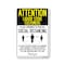 Signmission Public Safety, Liquor Store Customers Practice Social Distancing, 10in X 7in, OS-NS-A-710-25361 OS-NS-A-710-25361 - alternate 1