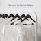 Serenelife 50-Pack Wooden Coat Hangers, 50PK SLHWDBLK50 - alternate 4