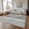 Homeroots 8' X 10' Khaki Ivory And Gray Botanical Leaves Washable Indoor Outdoor Area Rug 581945 - alternate 7