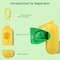 Simple Deluxe FluffyDream Dog Poop Bags with Dispenser, Pet Waste Bags Doggie Bags, Guaranteed Leak Proof and Ext PTBAGSWASTE01GX20 - alternate 7