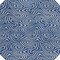 Homeroots 8' Navy Blue And Gray Round Abstract Washable Indoor Outdoor Area Rug 599822 - alternate 7