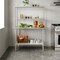 Flash Furniture Rawcliffe Work Table, 18 Gauge Stainless Steel Top Shelf and Double Overshelves and Undershelf NH-WT-2448-OSH-GG - alternate 6