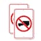 Signmission No Truck Symbol, 12'' X 18'' 2 Signs, Heavy Gauge Aluminum, 2PK A-1218-2PACK-23558 - alternate 1