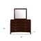 Homeroots 54" Cherry Solid Wood Eight Drawer Double Dresser 384021 - alternate 5