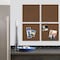 Quartet Dark Brown Cork Tiles, 12in x 12in, Fram 15050Q - alternate 5