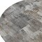 Homeroots 8' Pewter Khaki And Charcoal Round Abstract Washable Indoor Outdoor Area Rug 630785 - alternate 9