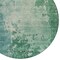 Homeroots 8' Emerald Round Abstract Washable Indoor Outdoor Area Rug 608234 - alternate 7