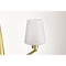 Nuvo Lune, 6 Light Chandelier, Vintage Brass Finish, Etched White Glass 60/8236 - alternate 8