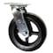 Service Caster 8 Inch Rubber on Steel Wheel Swivel Caster with Roller Bearing SCC-30CS820-RSR - alternate 1