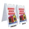 Signmission Bounce House Rentals, A-Frame & 2 Decals Installed, Heavy-Duty Plastic Frame SBHD-D-2436-Bounce House Rentals - alternate 5