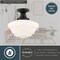 Vaxcel Eastgate 1-Light Semi-Flush Mount, Black C0350 - alternate 7
