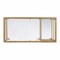 Homeroots 43" Clear and Gold Glass Writing Desk 402040 - alternate 7