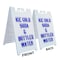 Signmission Ice Cold Soda & Bottled Water, A-Frame & 2 Decals Installed, Heavy-Duty Plastic Frame SBHD-D-2436-IceColdSoda&BottledWater - alternate 5