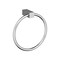 Amerock Monument Chrome Contemporary 6-1/2 in 165 mm Length Towel Ring BH3608226 - alternate 1