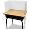 Flipside 12 x 48 Study Carrel White Corrugated Pack of 24 60005-24 - alternate 6